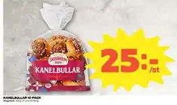 Coop KANELBULLAR 10-PACK, SEK 25 erbjuda