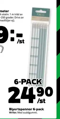 Stora Coop Blyertspennor 6-pack, SEK 24.9 erbjuda