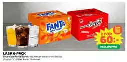 Coop LÄSK 6-PACK, Medlemspris erbjuda