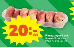 Stora Coop Paraguayos i ask, SEK 20 erbjuda