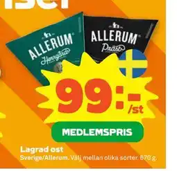 Stora Coop Lagrad ost, Medlemspris erbjuda