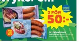 Stora Coop Kryddiga korvar, SEK 50 erbjuda