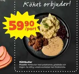 Stora Coop Köttbullar, SEK 59.9 erbjuda