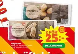 Stora Coop Baguetter, Medlemspris erbjuda