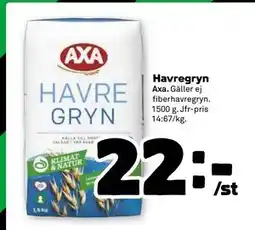 Stora Coop Havregryn, SEK 22 erbjuda
