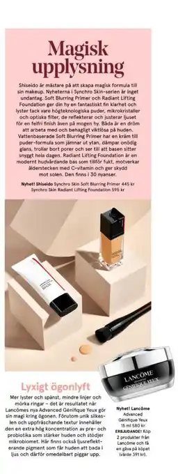 Åhléns Lancome Ögonkräm erbjuda