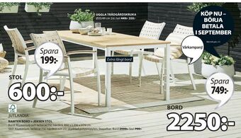 JYSK Jutlandia Utestol erbjuda