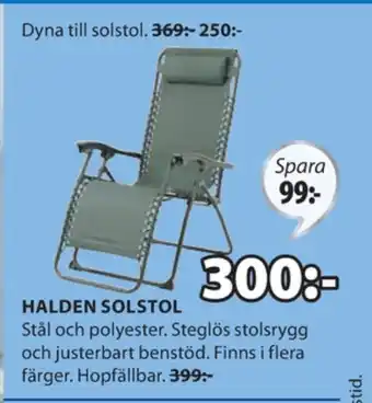 JYSK Solstol erbjuda