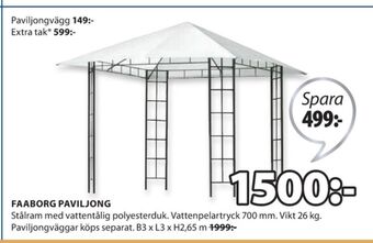 JYSK Paviljong erbjuda
