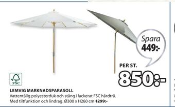 JYSK Parasoll erbjuda