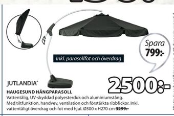 JYSK Jutlandia Parasoll erbjuda