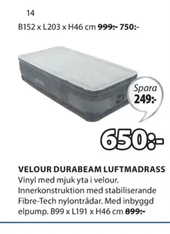 JYSK Luftmadrass erbjuda