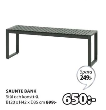 JYSK Bänk erbjuda