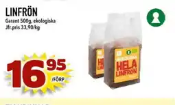 Prisma Mat GARANT Linfrön erbjuda