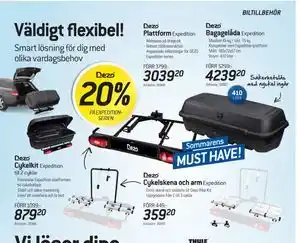 thansen 20% PÅ EXPEDITION-SERIEN erbjuda