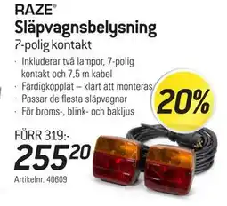 thansen Släpvagnsbelysning, SEK 255.2 erbjuda