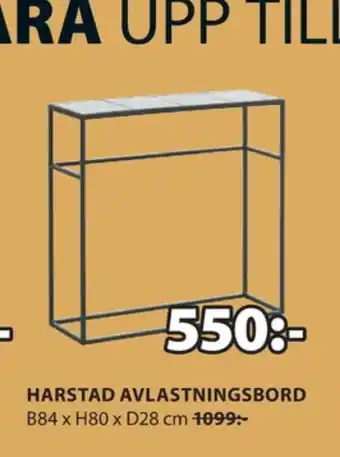 JYSK Avlastningsbord erbjuda