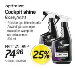 thansen Cockpit shine, SEK 74.96 erbjuda