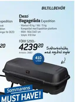 thansen Bagagelåda, SEK 4239.2 erbjuda