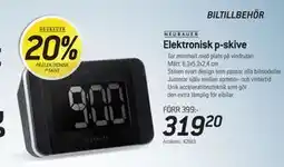 thansen 20% PÅ ELEKTRONISK P-SKIVE erbjuda