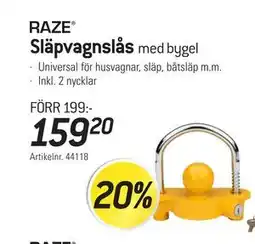 thansen Släpvagnslås, SEK 159.2 erbjuda
