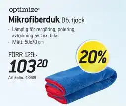 thansen Mikrofiberduk, SEK 103.2 erbjuda