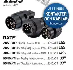 thansen ALLT INOM KONTAKTER OCH KABLAR erbjuda