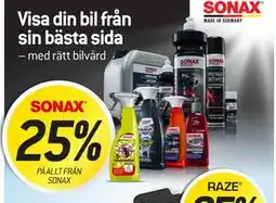 thansen 25% PÅ ALLT FRÅN SONAX erbjuda