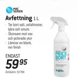 thansen Avfettning, SEK 59.95 erbjuda