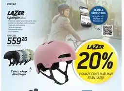 thansen 20% PÅ MAZE CYKELHJÄLMAR FRÅN LAZER erbjuda