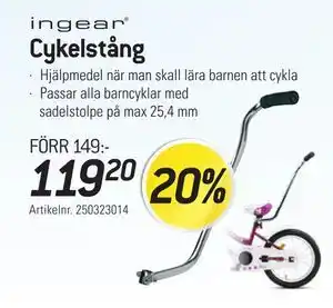 thansen Cykelstång, SEK 119.2 erbjuda