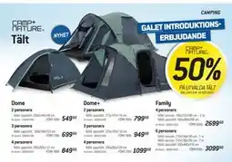 thansen 50% PÅ UTVALDA TÄLT erbjuda