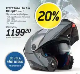 thansen MC-hjälm, SEK 1199.2 erbjuda