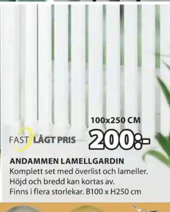 JYSK Lamellgardin erbjuda