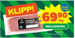 Coop Fläskytterfilé erbjuda