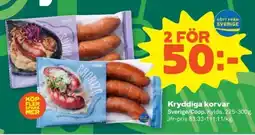 Coop Kryddiga korvar erbjuda