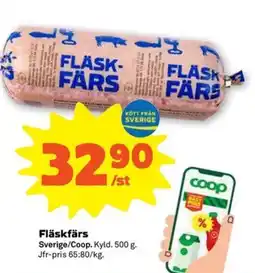 Coop Fläskfärs erbjuda