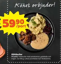 Coop Köttbullar erbjuda