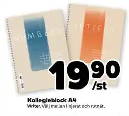 Coop Kollegieblock A4 erbjuda