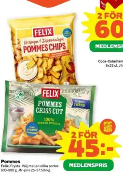 Coop Pommes erbjuda