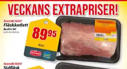 Extra Mjällby Stormarknad Svenskt kött! Fläskkotlett erbjuda