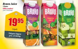 Extra Mjällby Stormarknad BRAVO Juice erbjuda