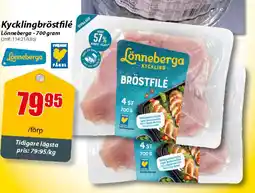 Extra Mjällby Stormarknad Kycklingbröstfilé erbjuda