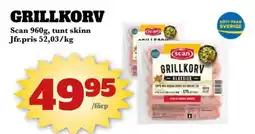 Bonum Matmarknad SCAN Grillkorv erbjuda