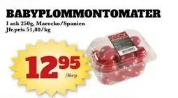Bonum Matmarknad Babyplommontomater erbjuda