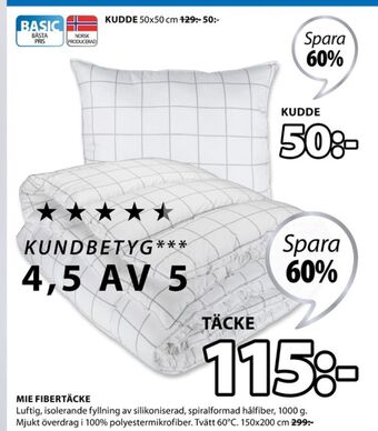 JYSK Täcke erbjuda
