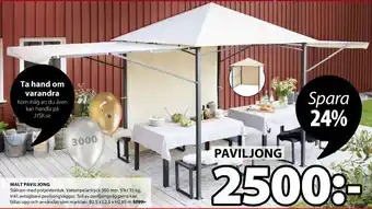 JYSK Paviljong erbjuda