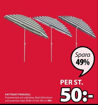 JYSK Parasoll erbjuda