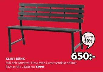 JYSK Bänk erbjuda