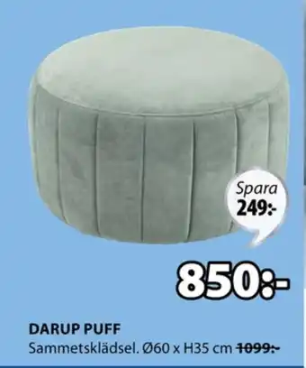 JYSK Sittpuff erbjuda